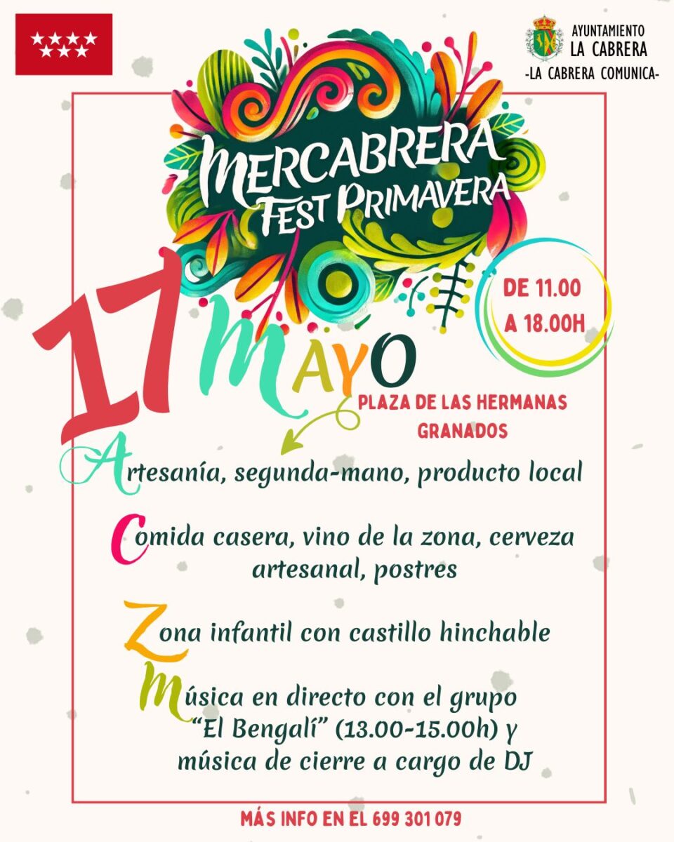 Cartel Mercabrera Fest Primavera